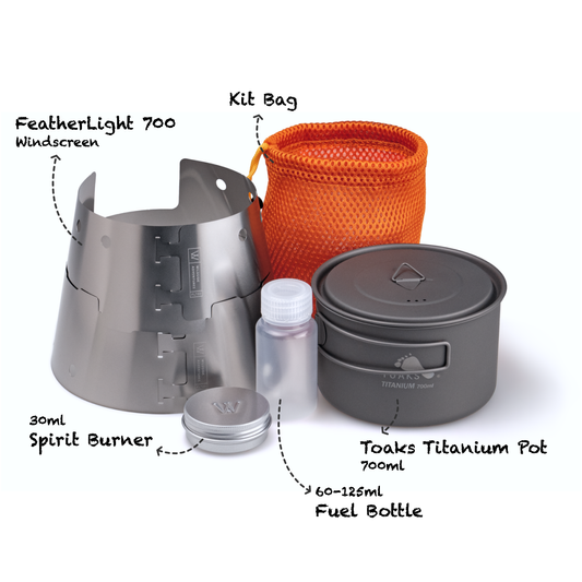 FeatherLight 700 Kit - Toaks