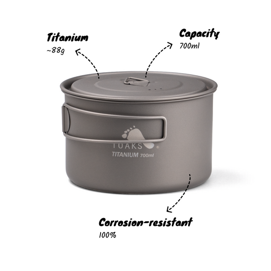 Light Titanium Pot